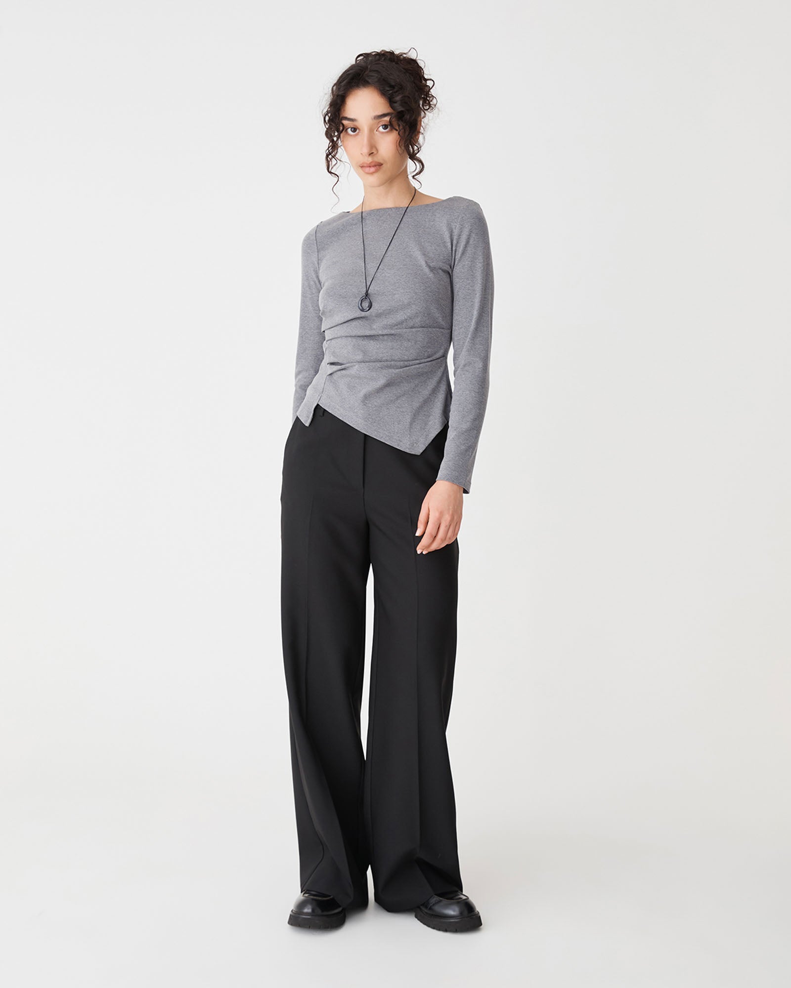 Calia Asymmetric Knit Top