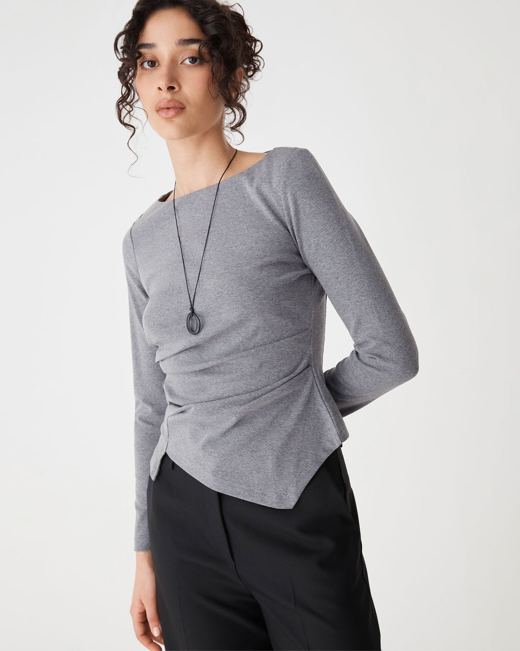 Calia Asymmetric Knit Top