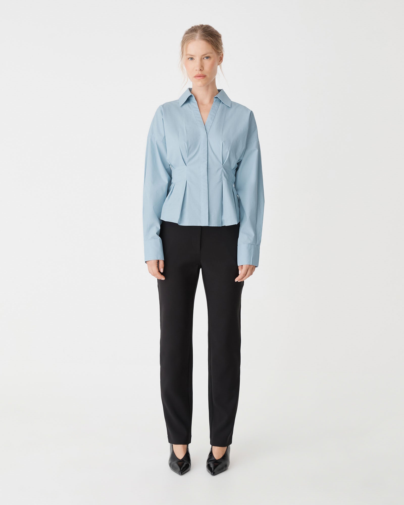 Billie Pleat Waist Shirt