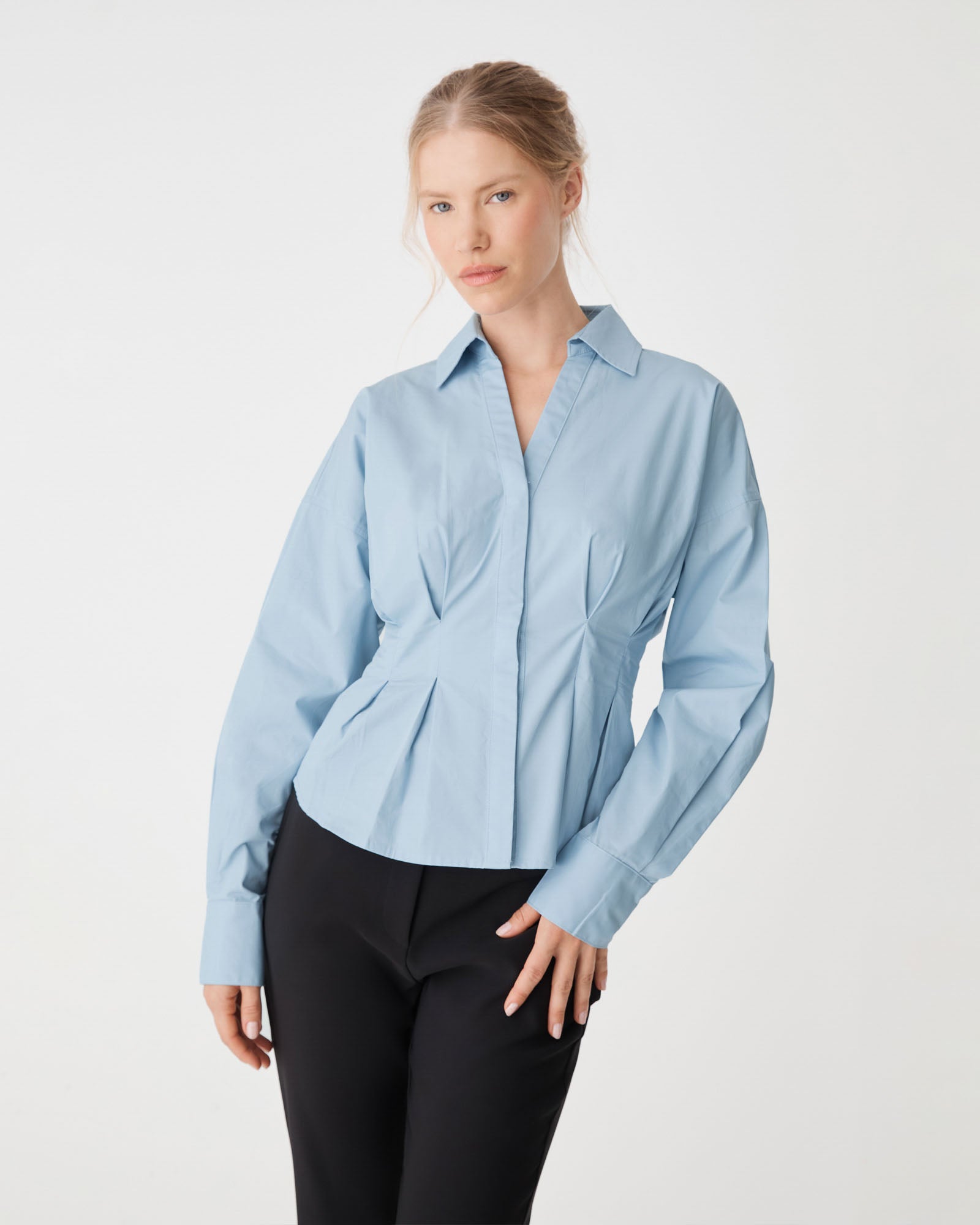 Billie Pleat Waist Shirt