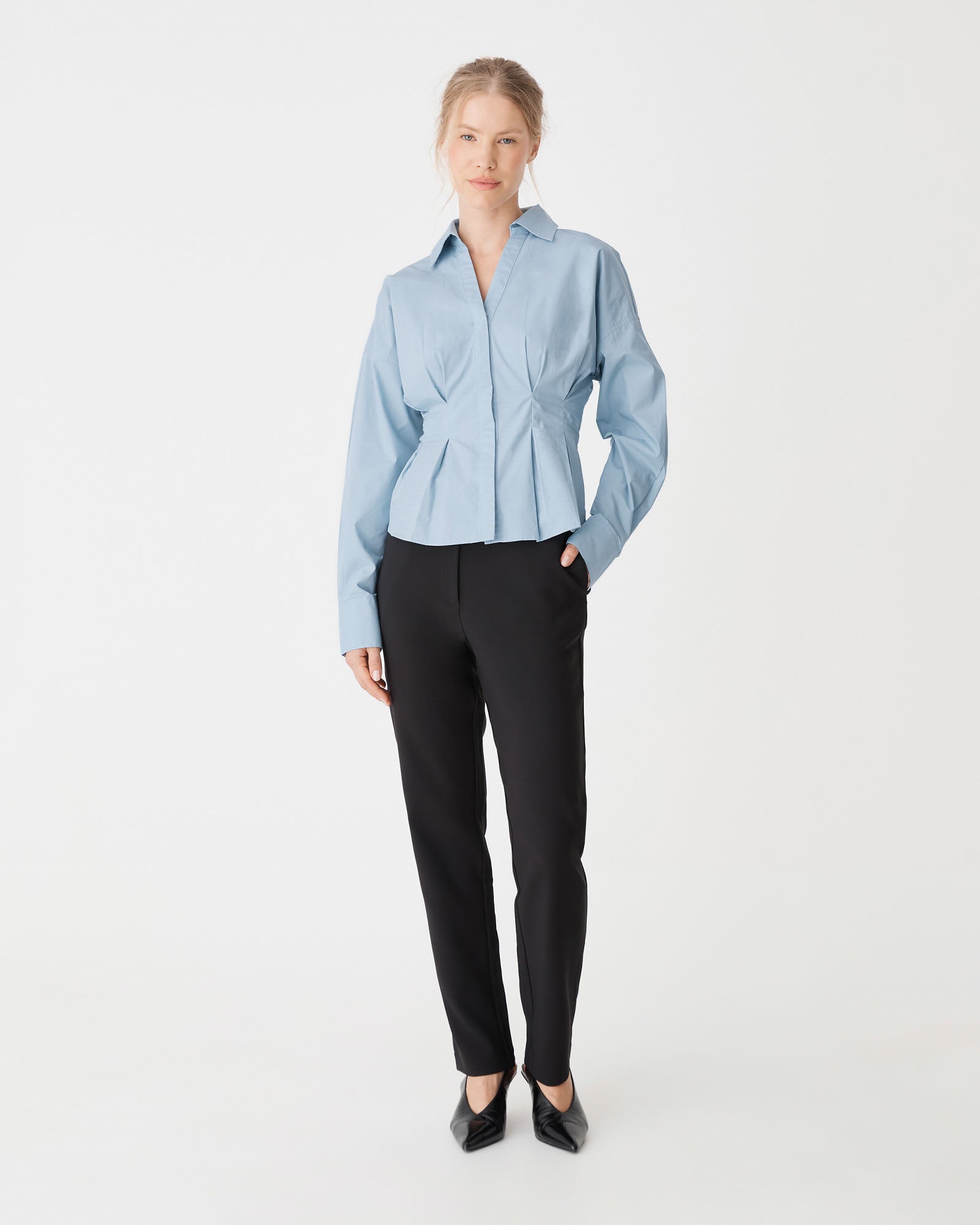 Billie Pleat Waist Shirt