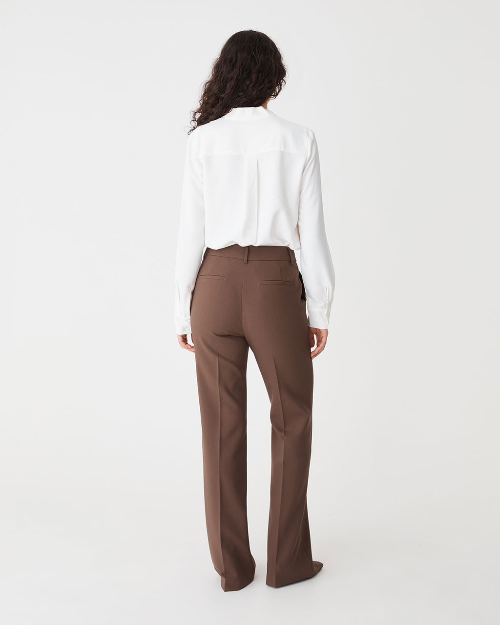 Claudia Pleat Neck Blouse