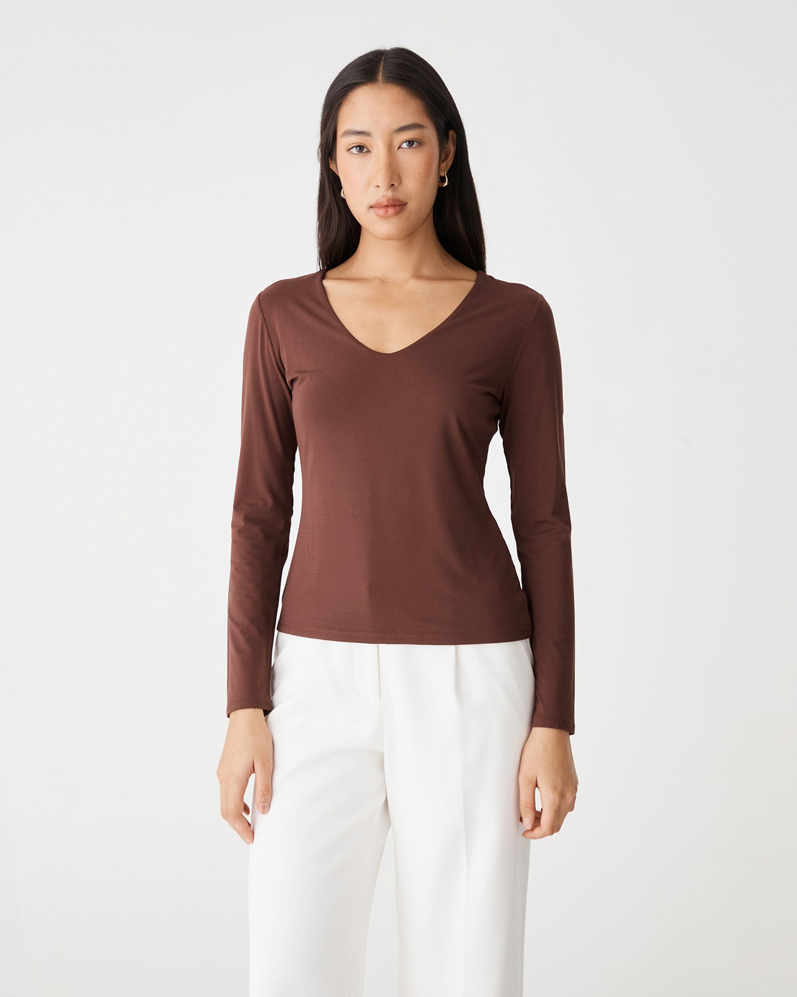 Isla V-Neck Bamboo Top