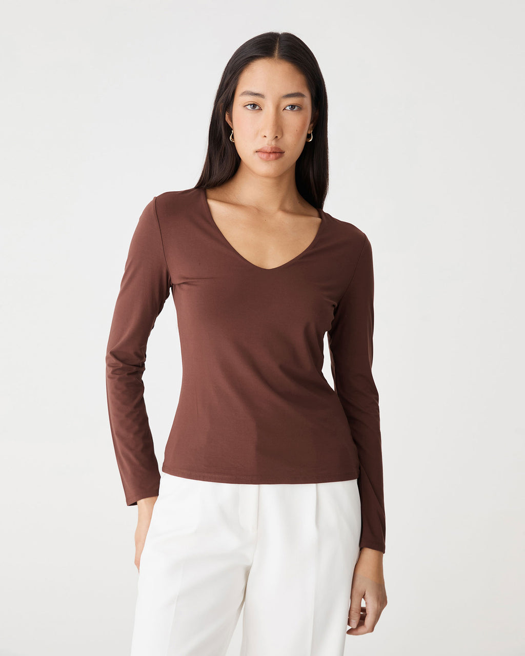 Isla V-Neck Bamboo Top