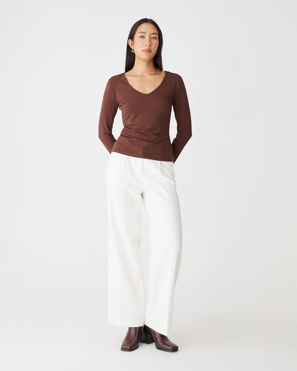 Isla V-Neck Bamboo Top