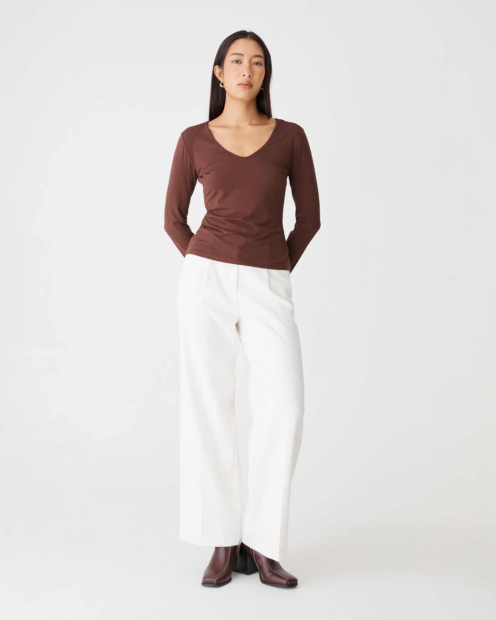 Isla V-Neck Bamboo Top