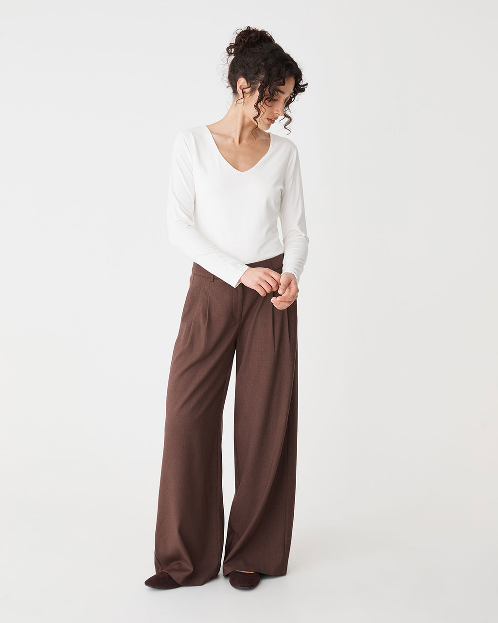 Isla V-Neck Bamboo Top