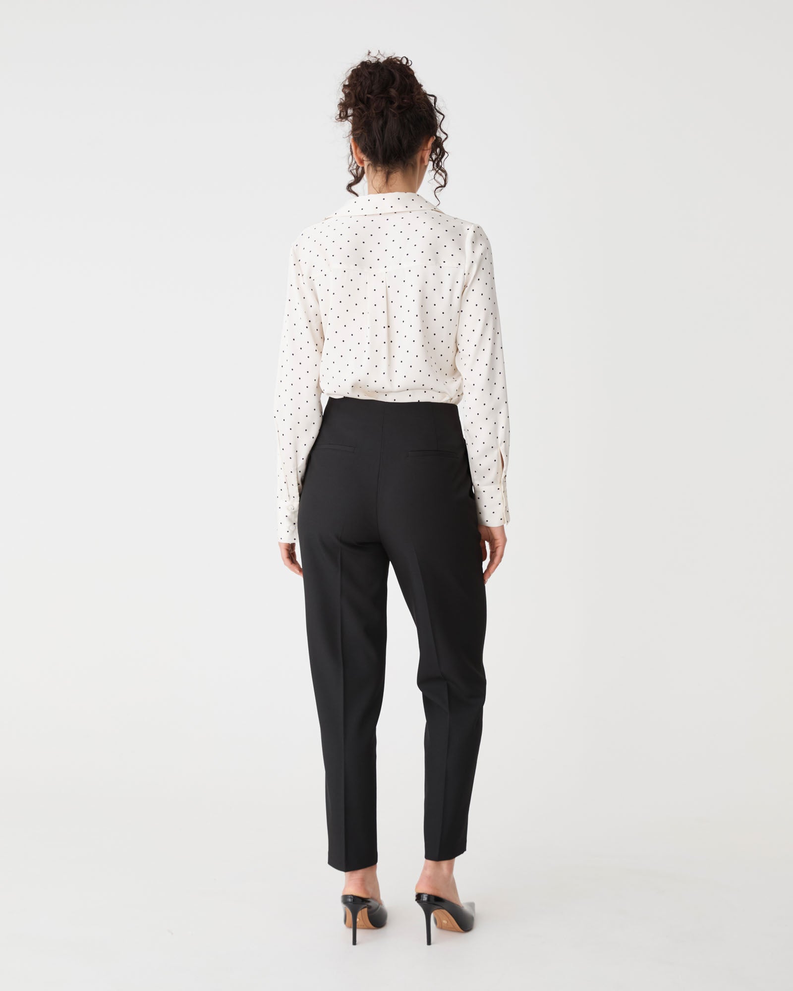 Courtney Satin Spot Shirt