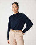 Celene Gathered Neck Top