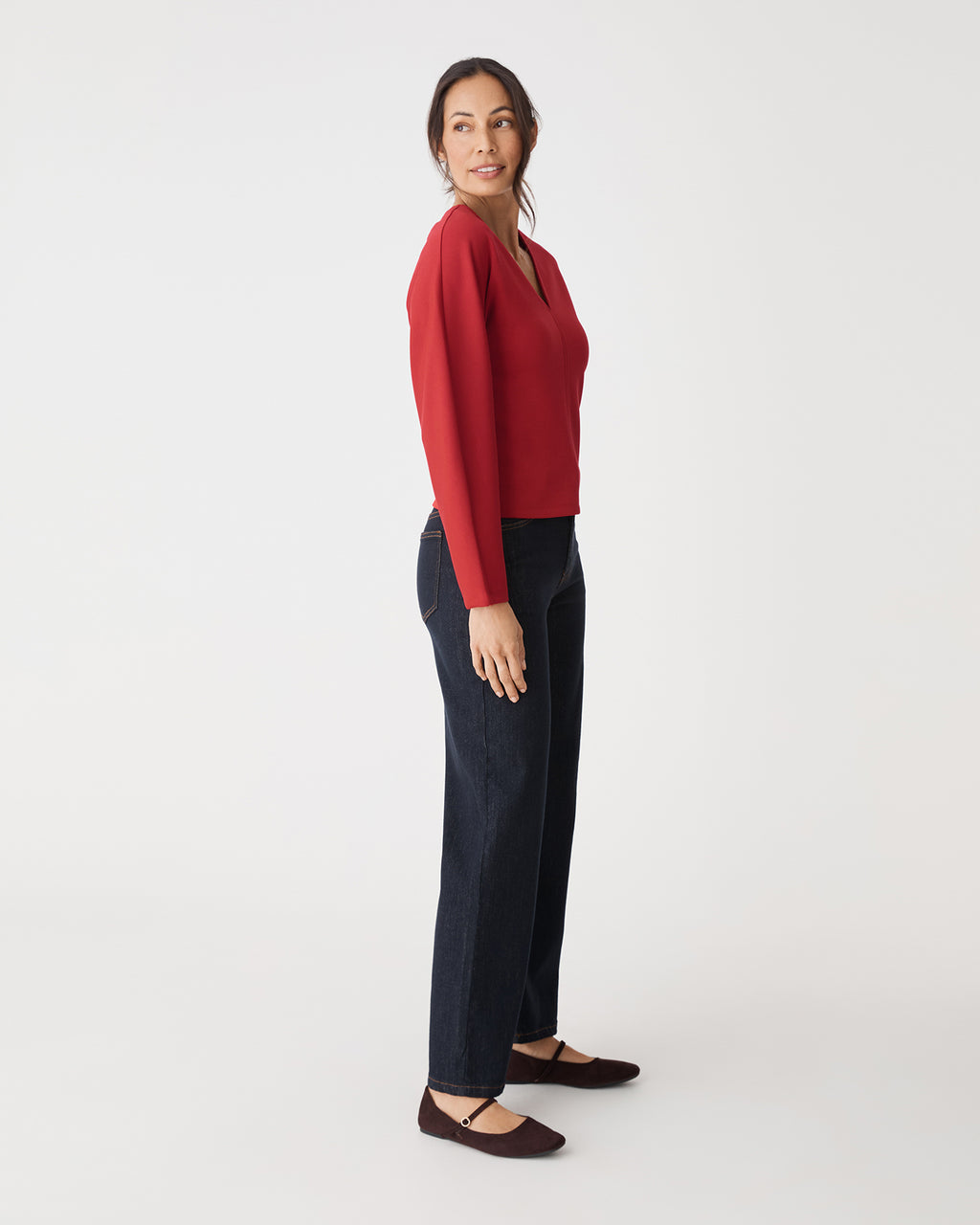 Tate V-Neck Dolman Sleeve Top