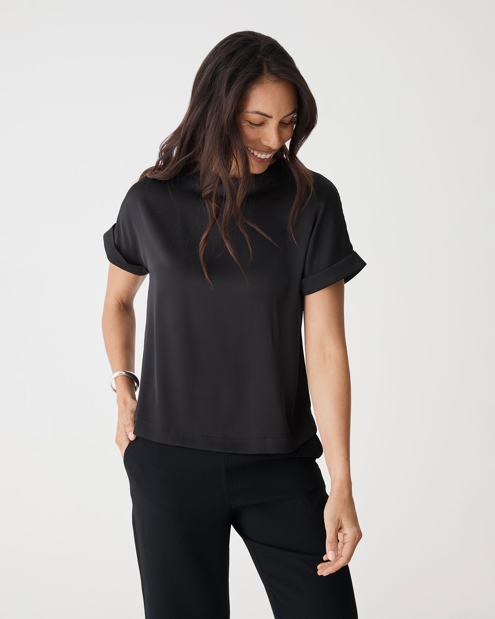 Cameron Satin Tee