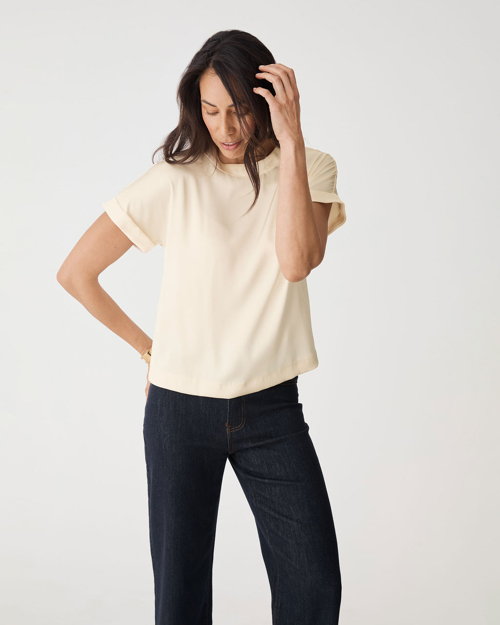 Cameron Satin Tee