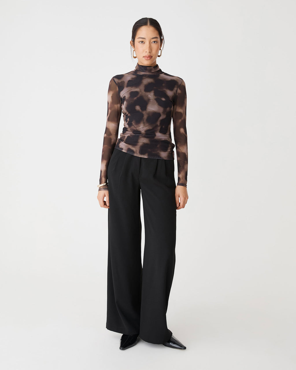 Savanna Printed Mesh Top