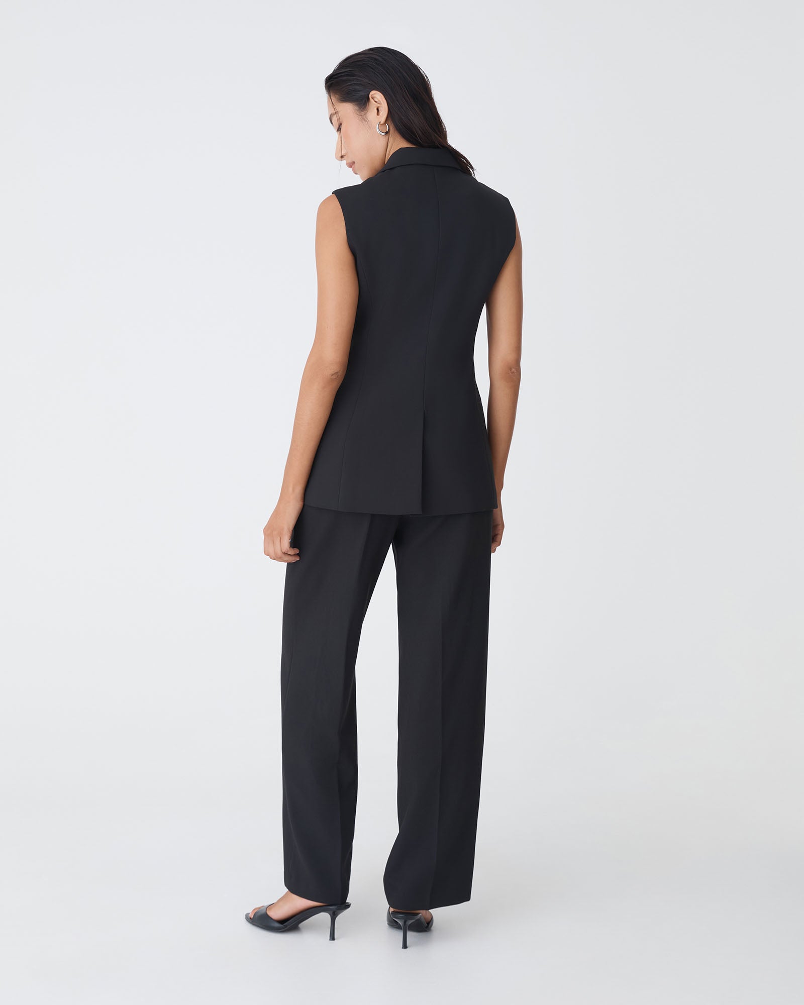 Nikki Long Collared Vest