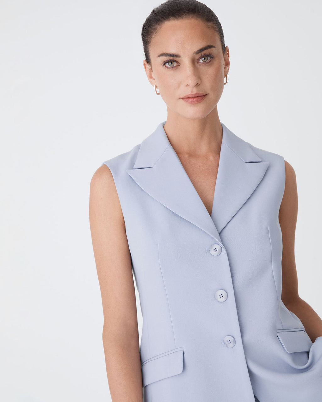 Nikki Long Collared Vest