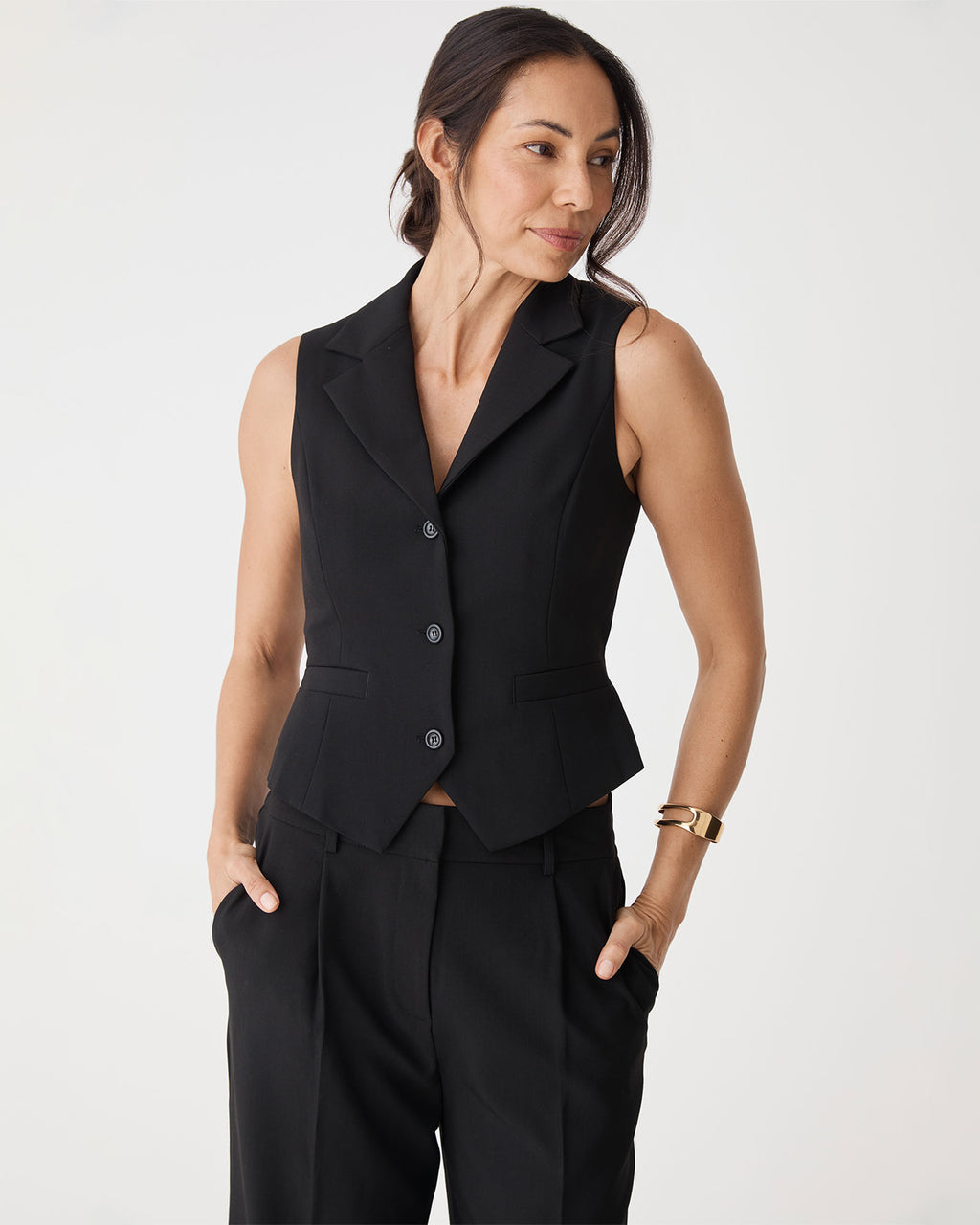 Nikki Collared Vest
