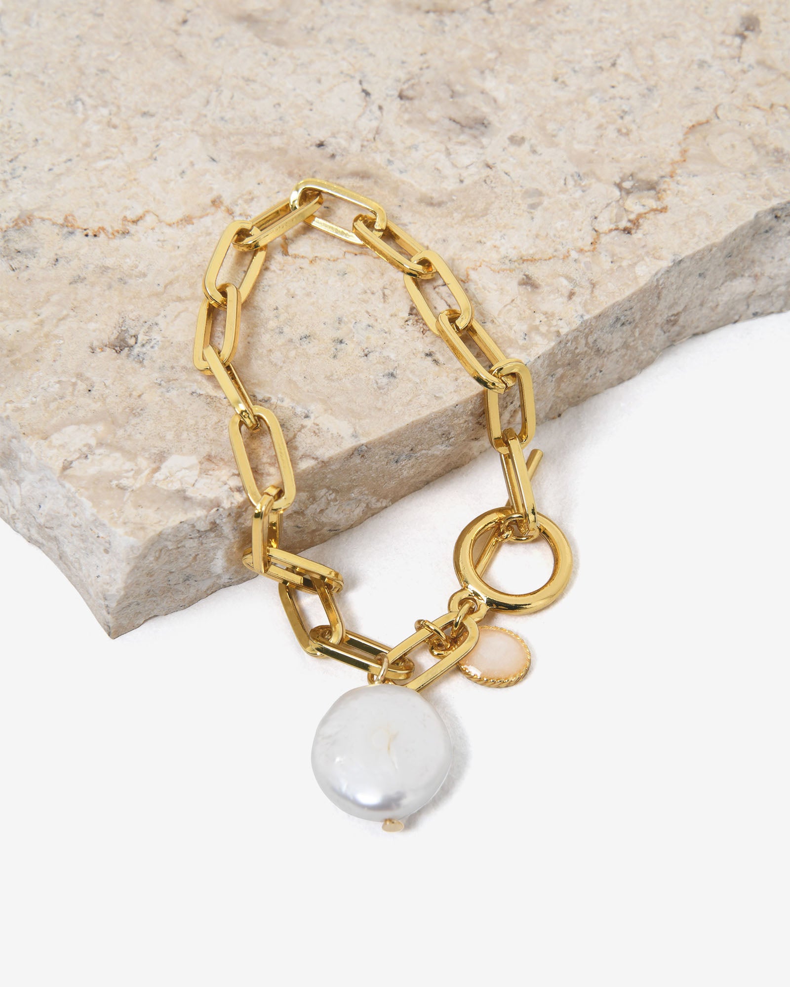 Noa Pearl Chain Bracelet
