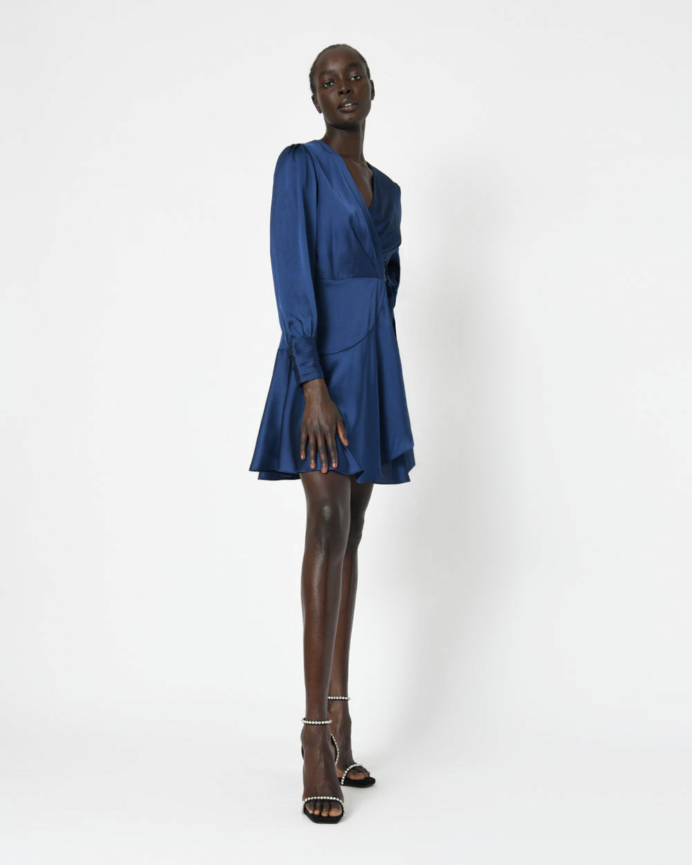 Penny Long Sleeve Wrap Dress