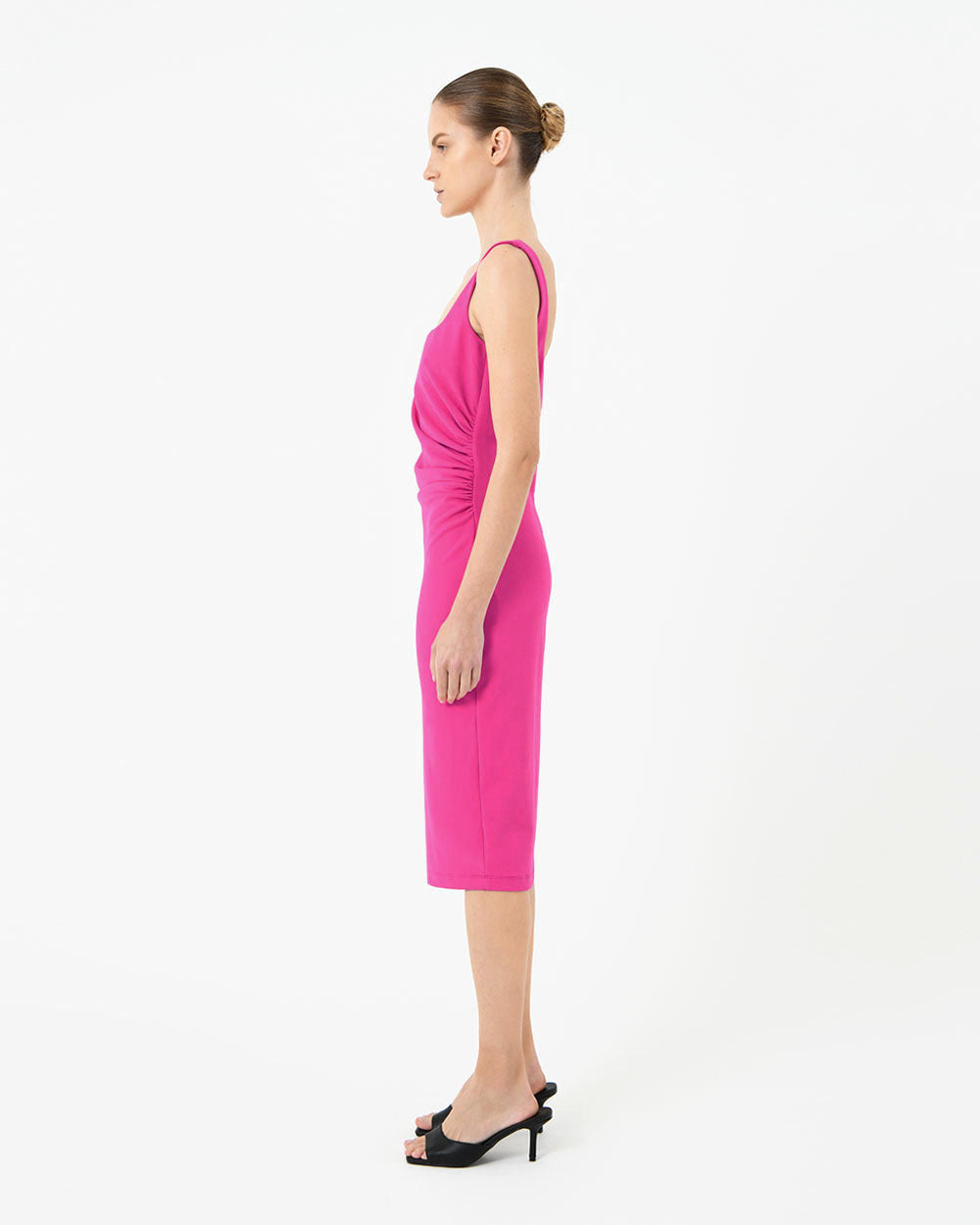 Raelynn Side-Gathered Dress