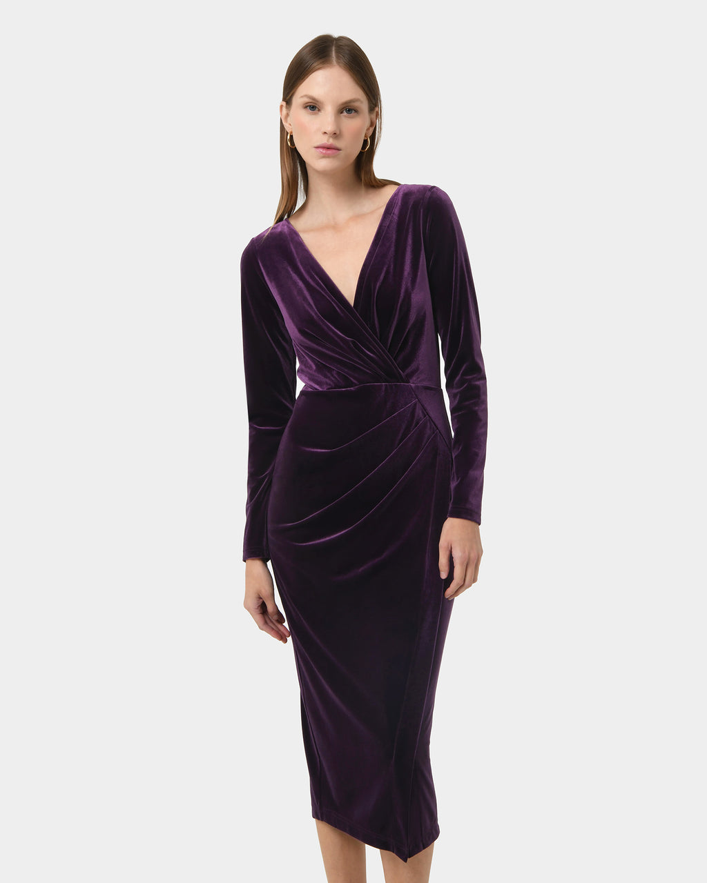 Miabella Draped Dress