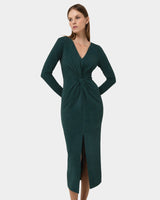 Giada Twist Knit Glitter Dress