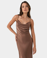 Eden Cowl Neck Slip Dress