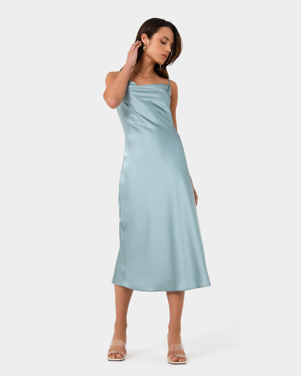 Eden Cowl Neck Slip Dress
