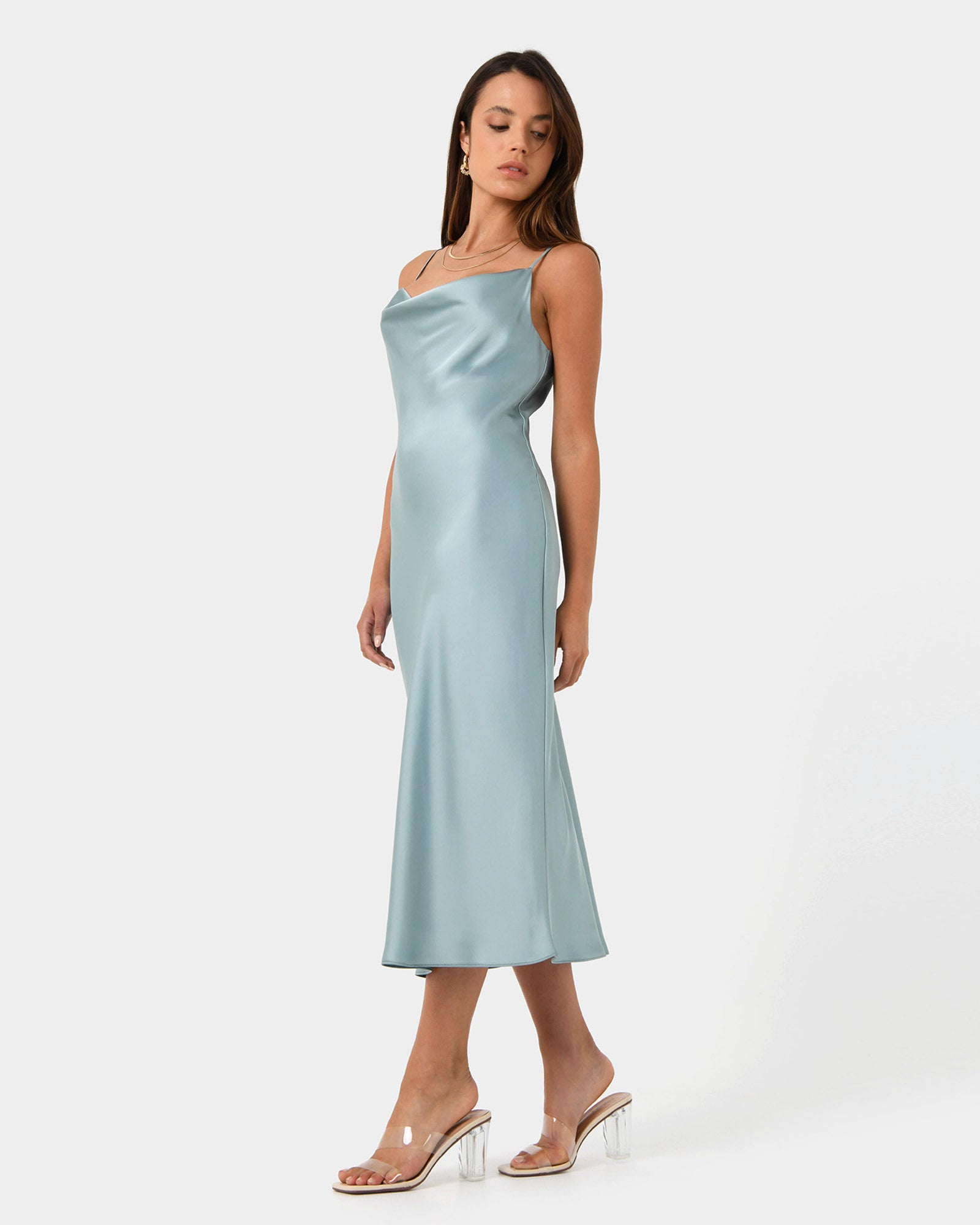 Eden Cowl Neck Slip Dress