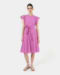 Kavya Tie-Waist Cotton Dress