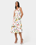 Mariana Pleated Midi Dress