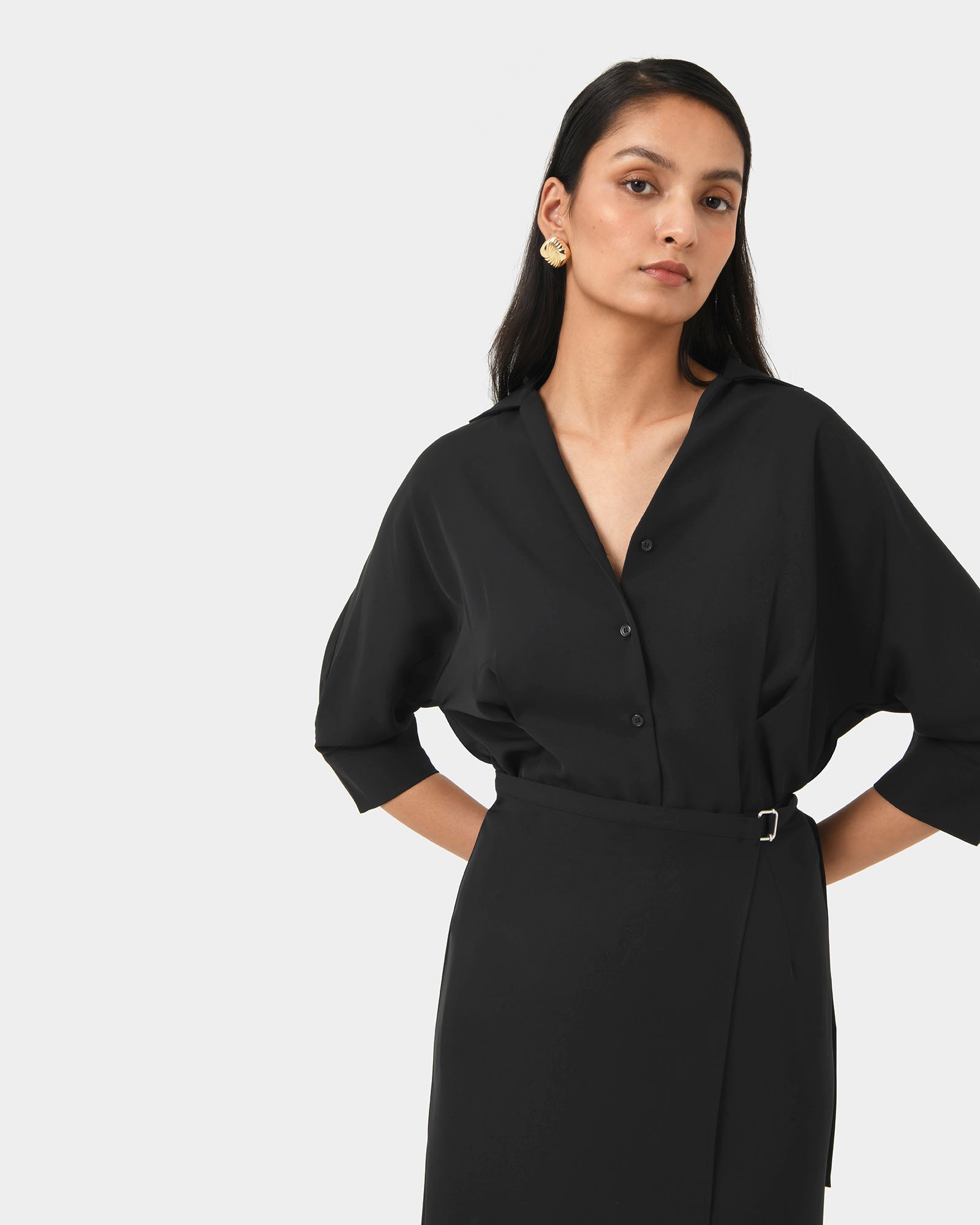 Betty Wrap Tie Dress