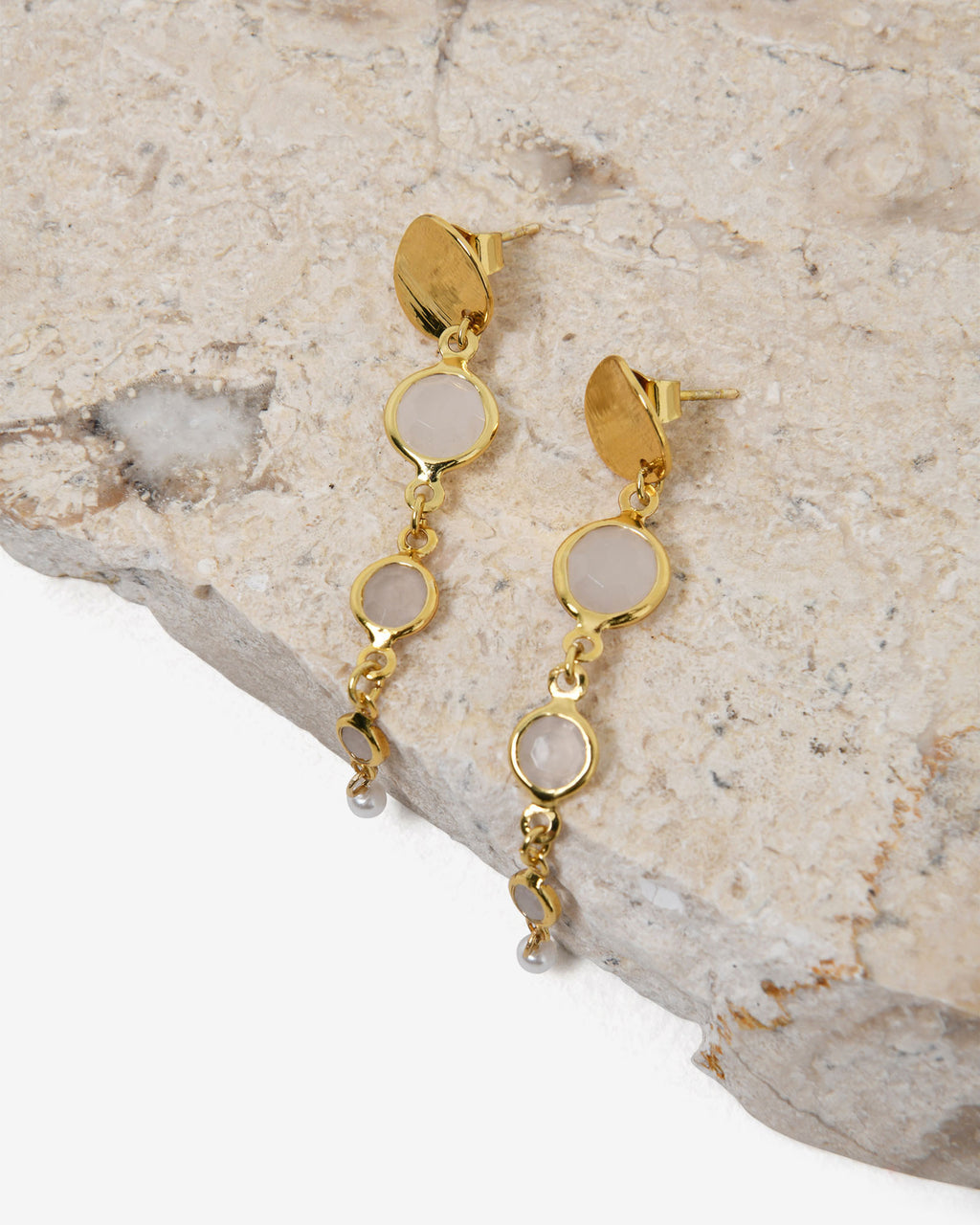 Pearl Mirage Drop Earrings