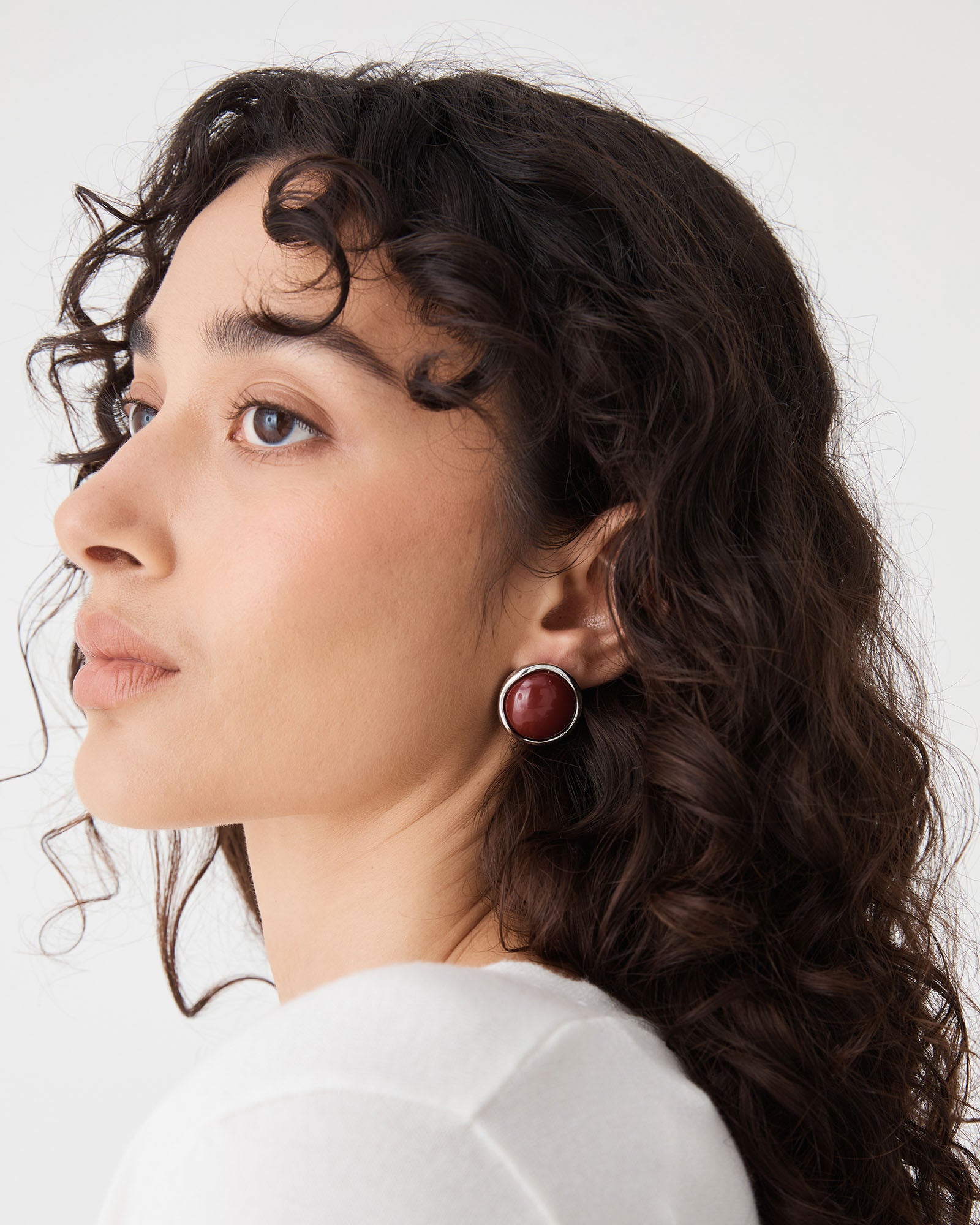 Halo Oval Studs
