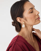 Marbel Gold Earrings