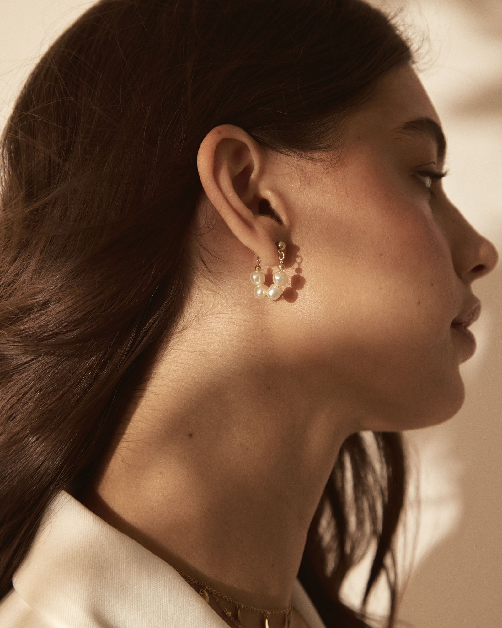 Amelie Pearl Earrings