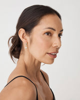 Mila Pearl Huggie Earrings
