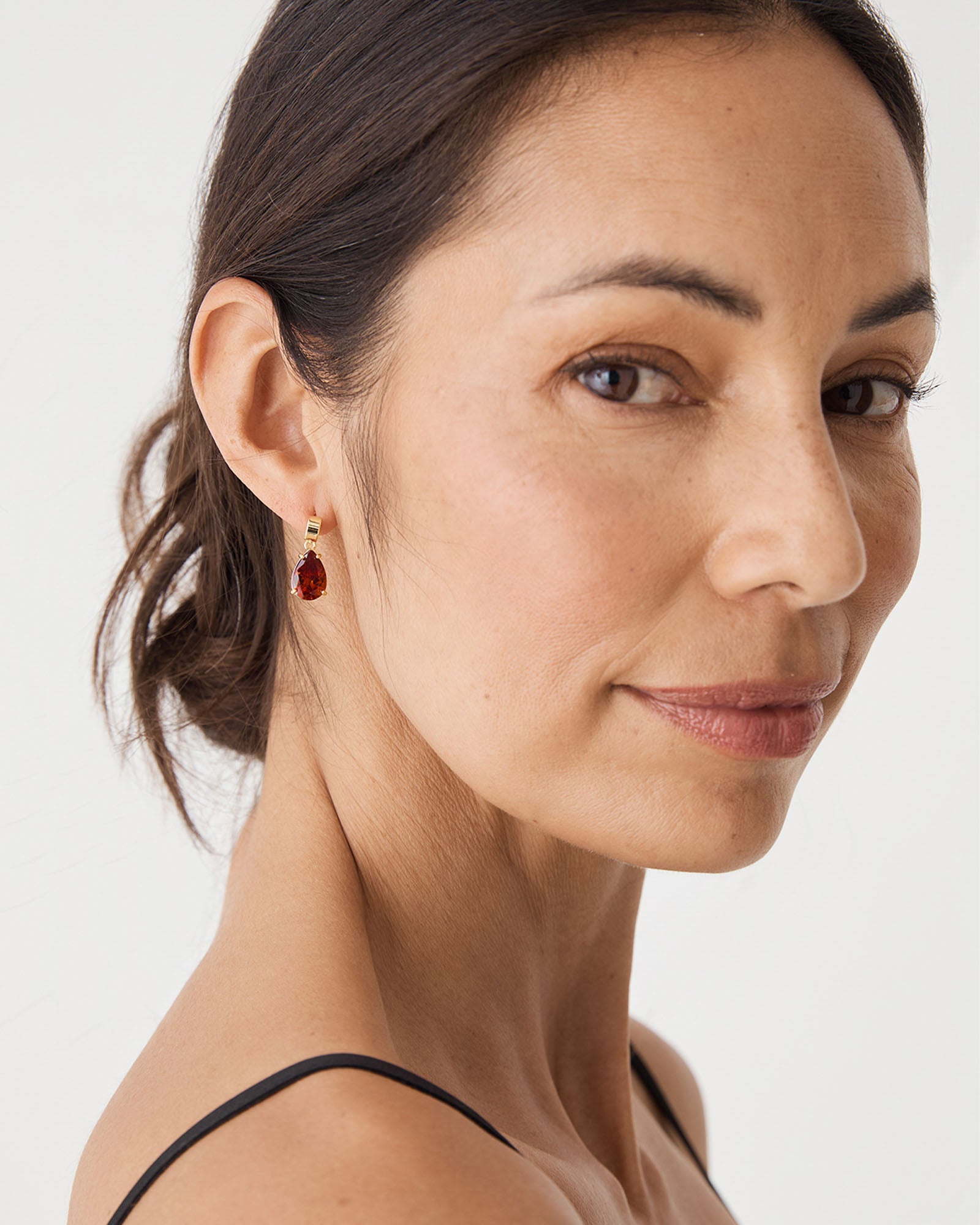 Rouge Stone Earrings