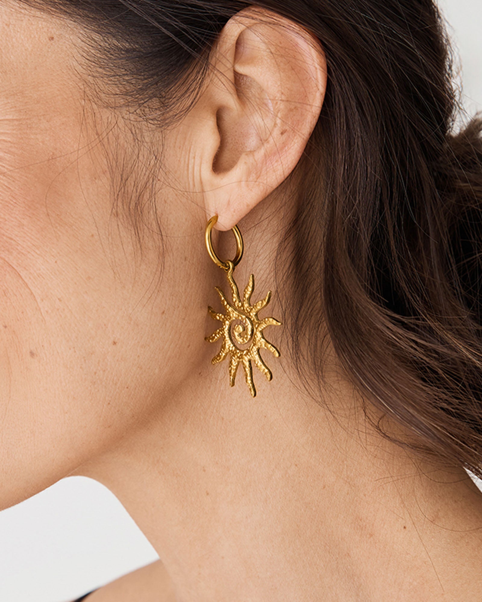 Soleil Hoop Earrings