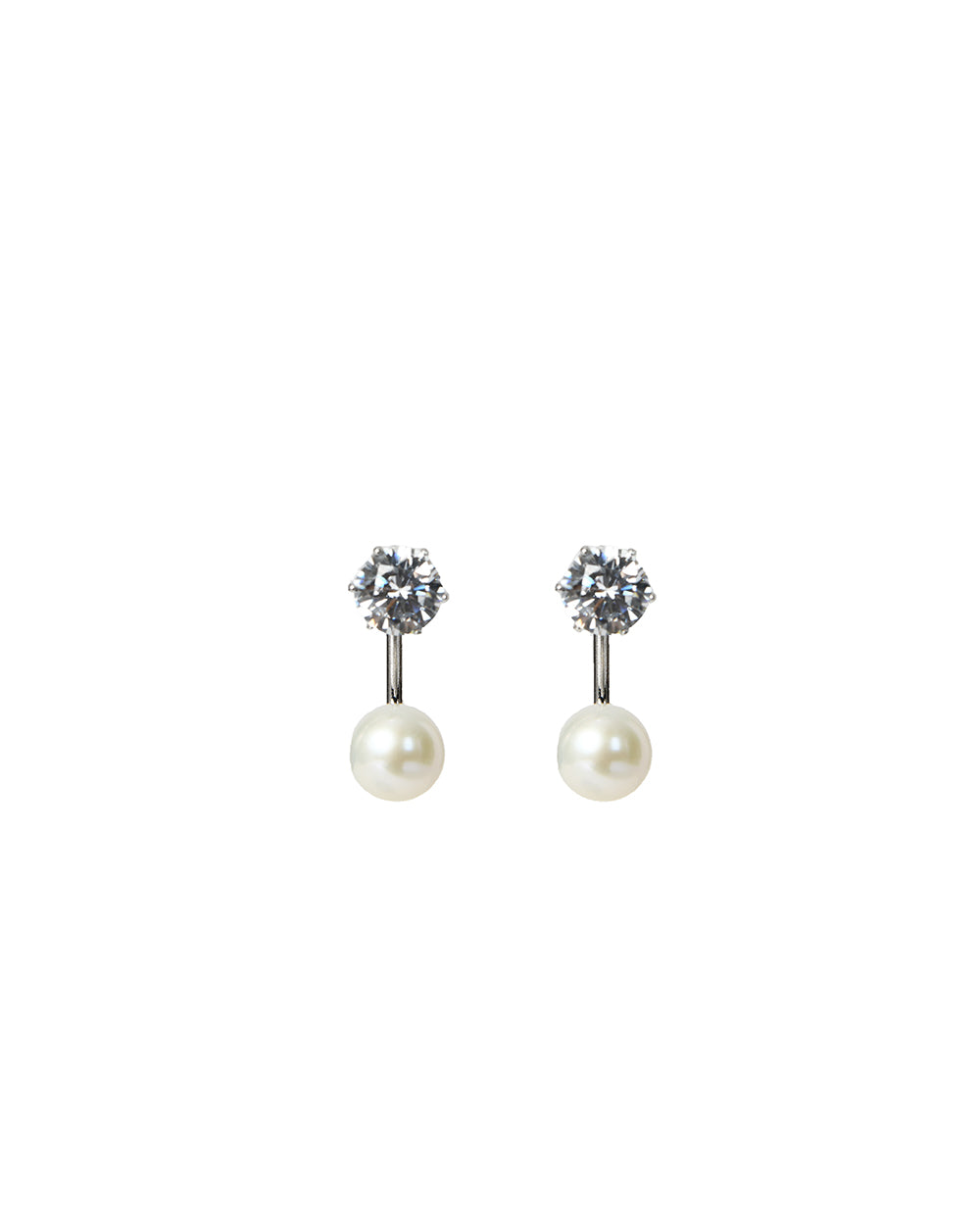 Sterling Silver 2 Way Earring