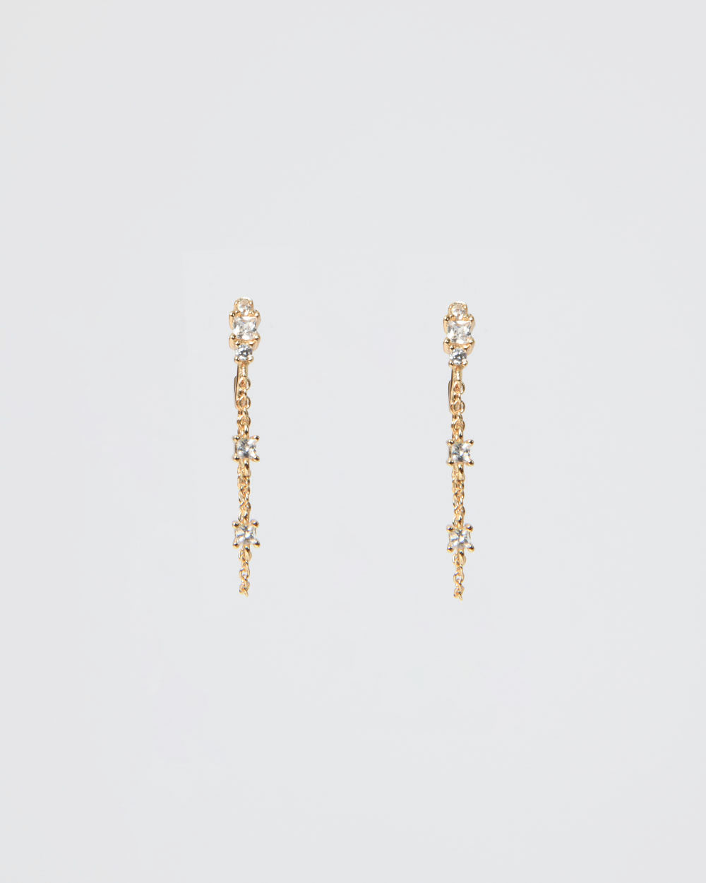 Sade 16k Gold Plated Earrings