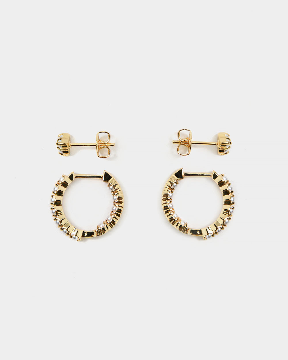 Linda 16k Gold 2pc Earring