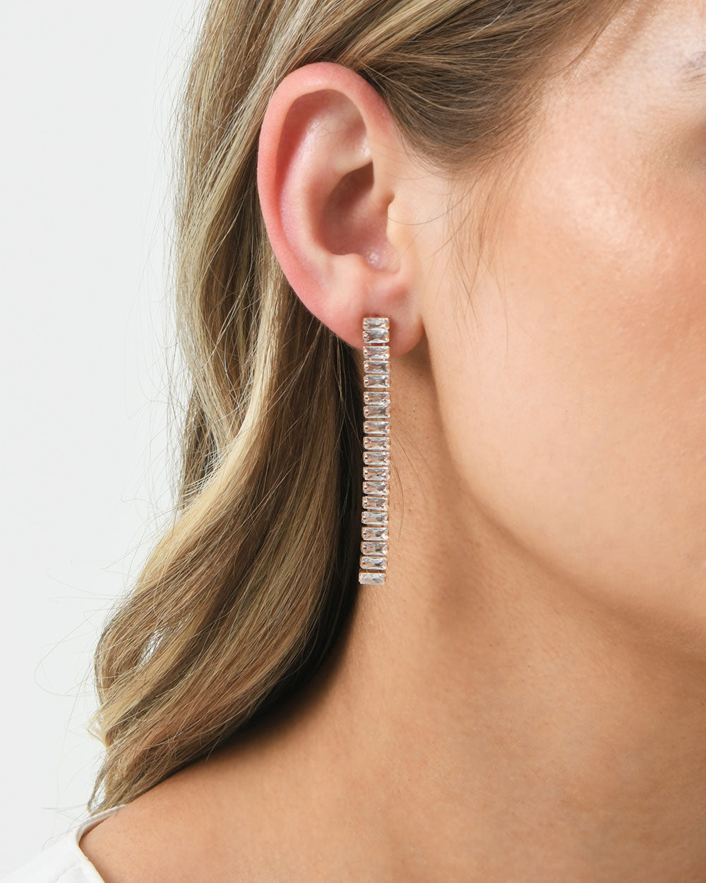 Elaine Rose Gold Earrings