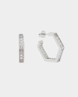 Tiara Sterling Silver Earrings