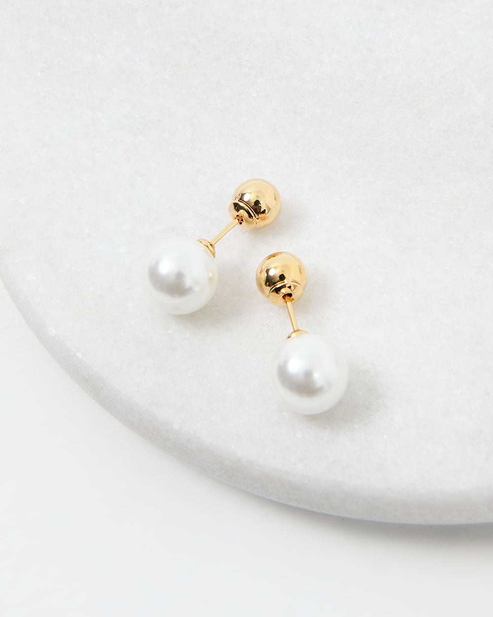 Ambar 16k Gold Rev. Earrings