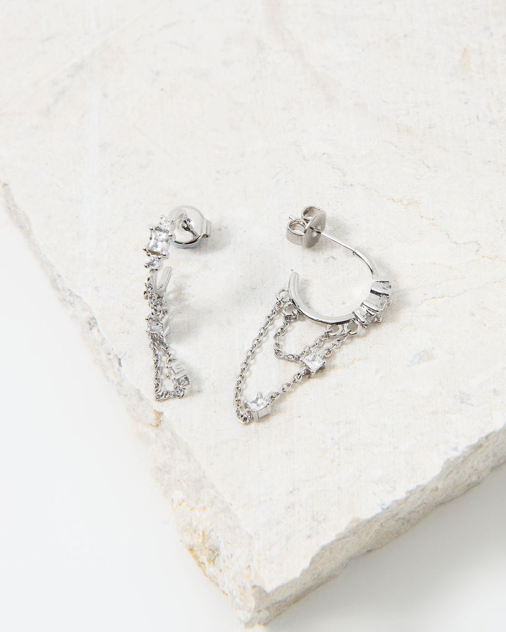 Sade Silver Plated Earring