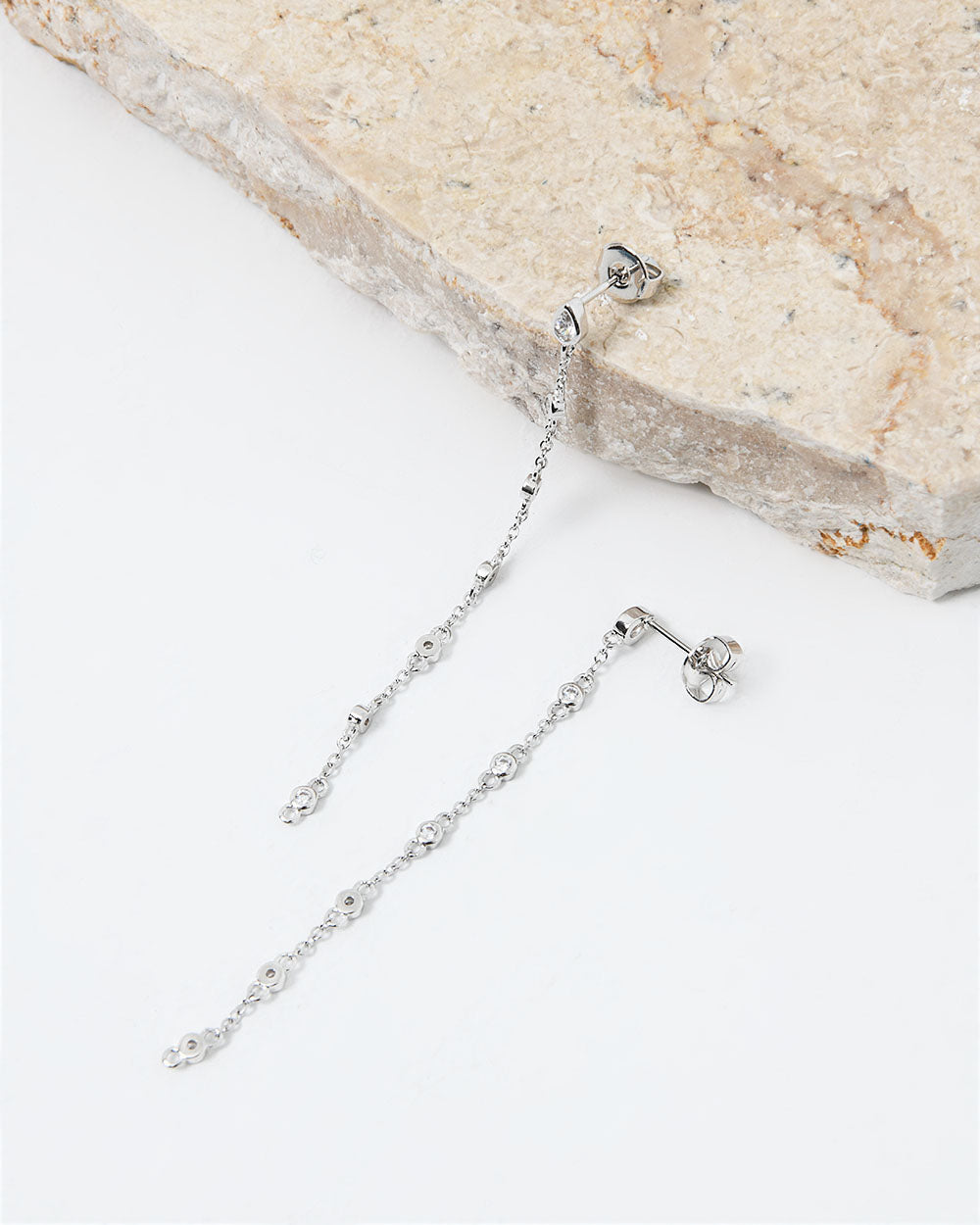 Taryn Silv.Plated 2Way Earring