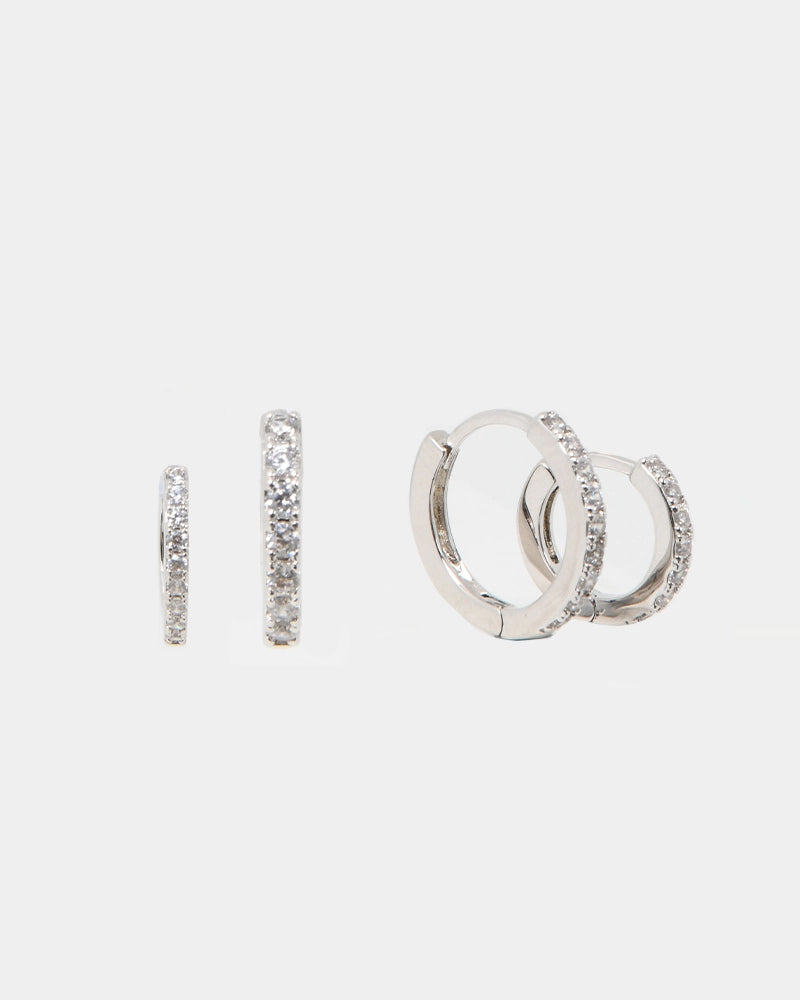 Hope Silv. Plat 2pcEarring Set