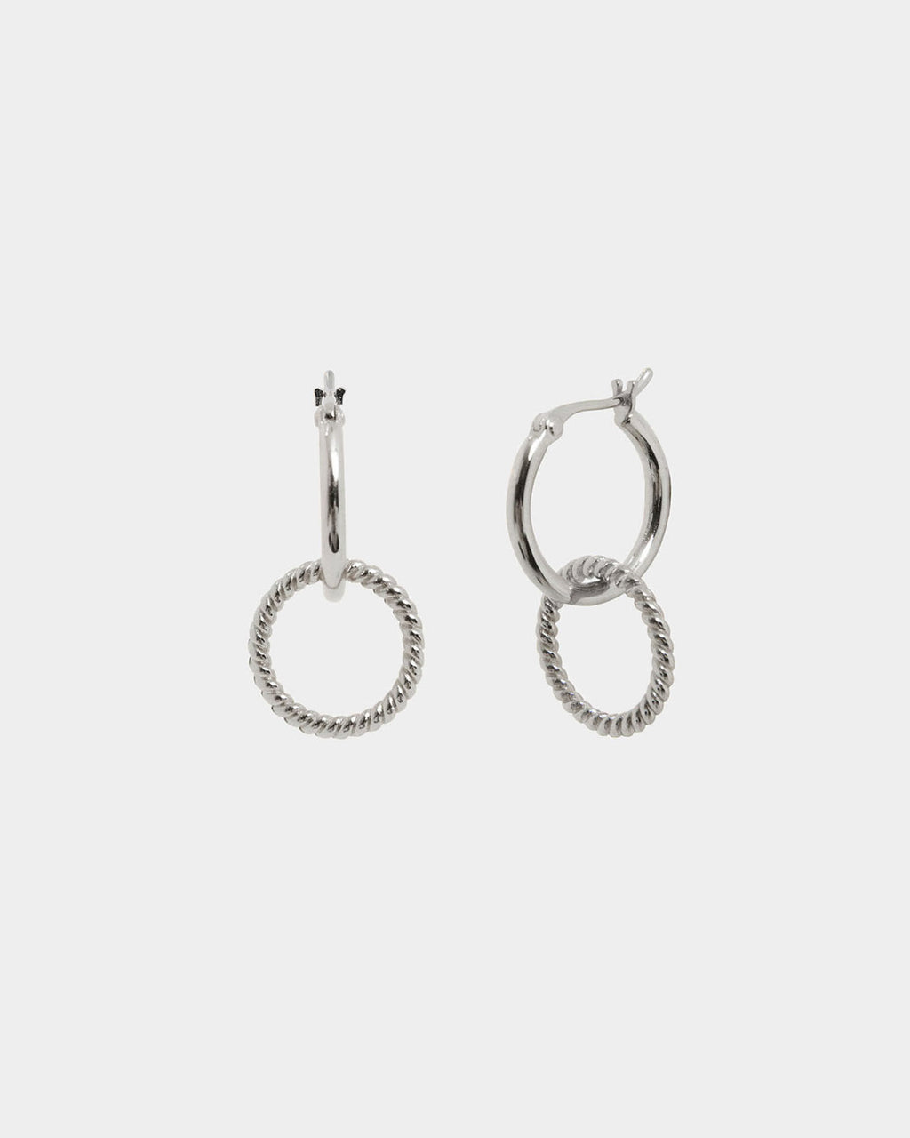 Felicity Silver 2 Way Earrings