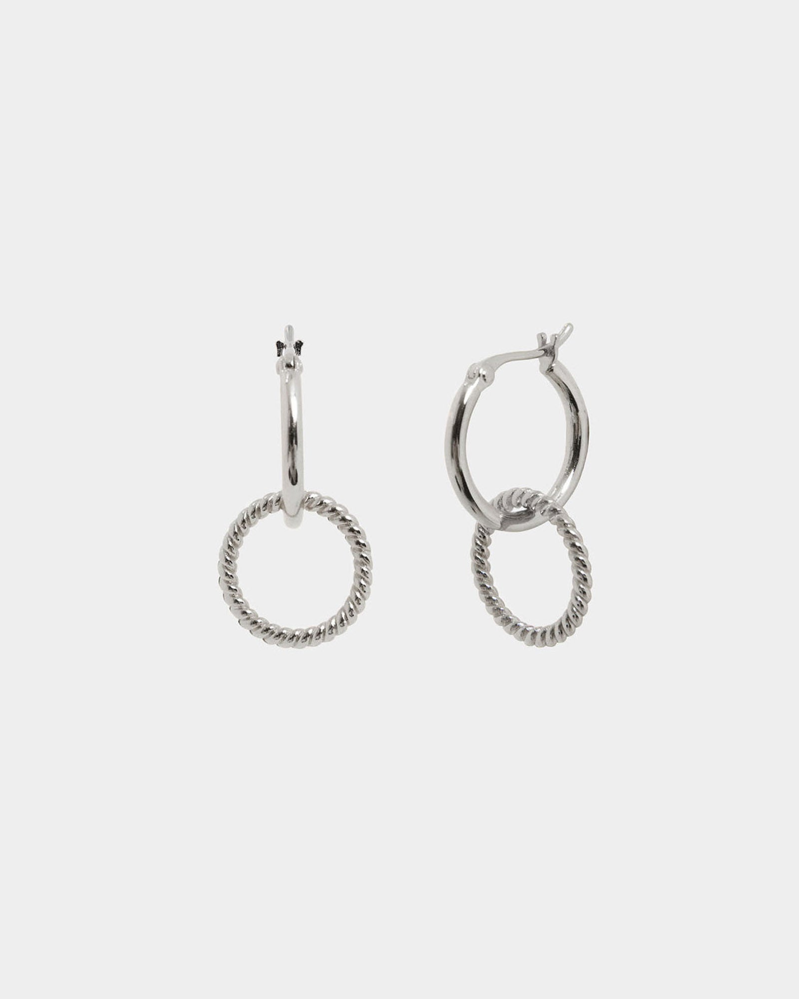 Felicity Silver 2 Way Earrings