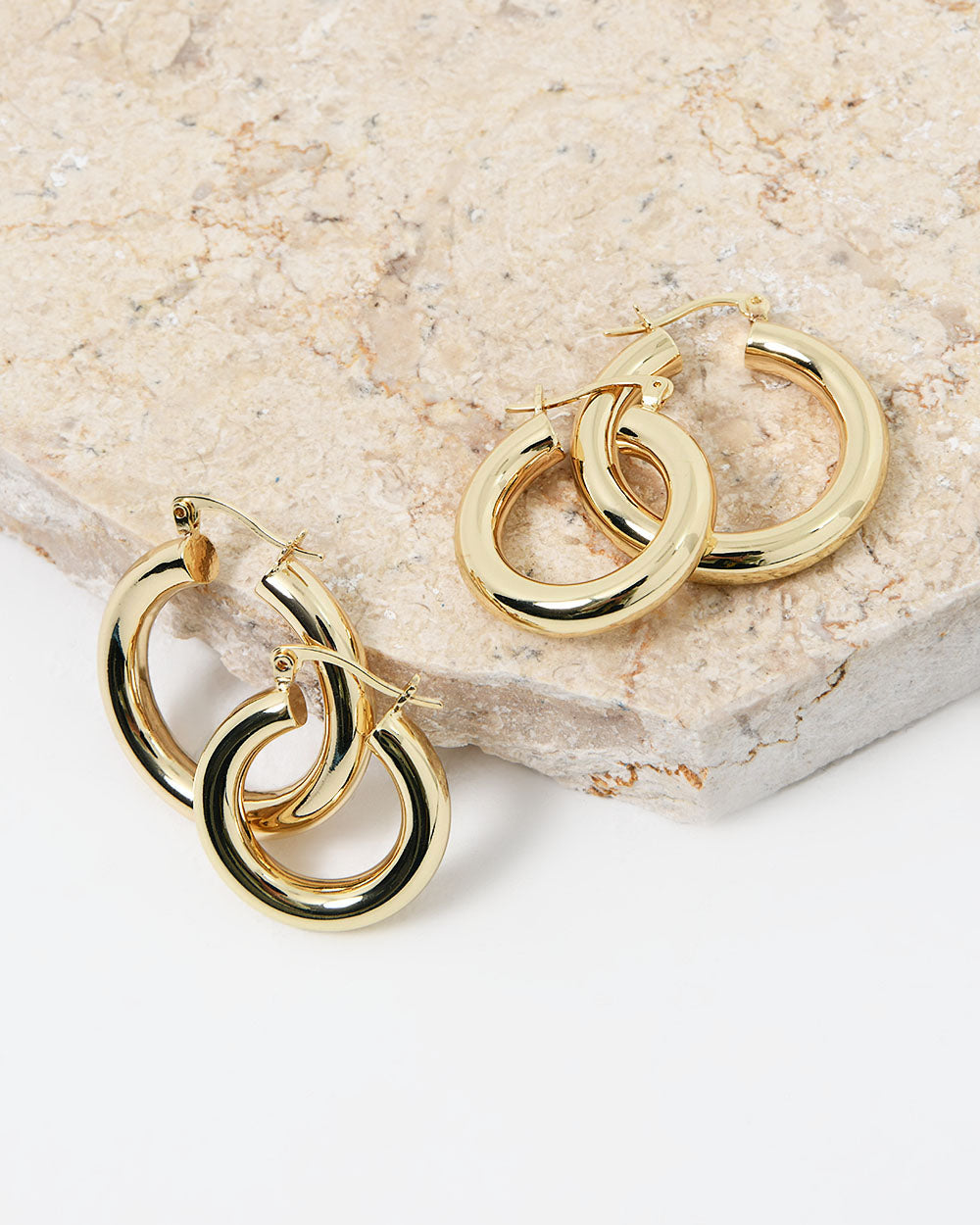 Rylie 2pc Gold Earring Set